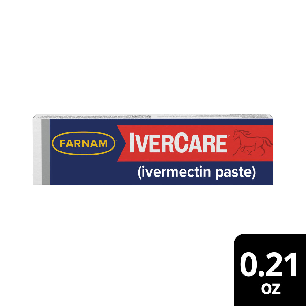 Cleaned up retail packaging for farnam ivercare ivermectin paste
