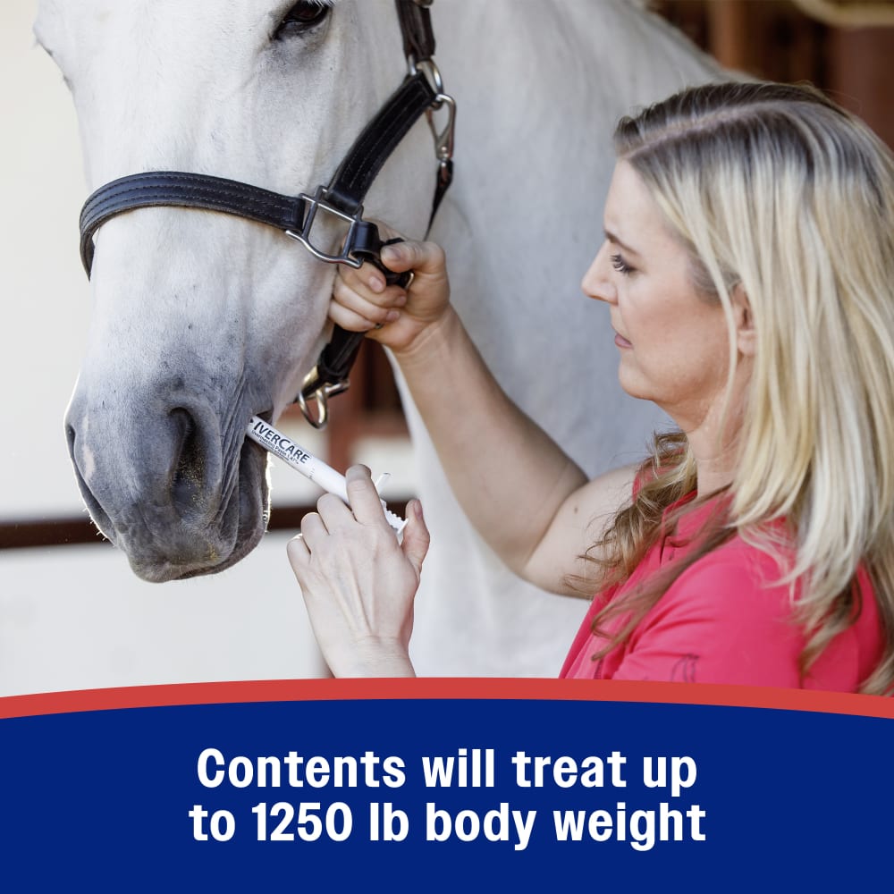 Contents will treat up to 1250 lb body weight