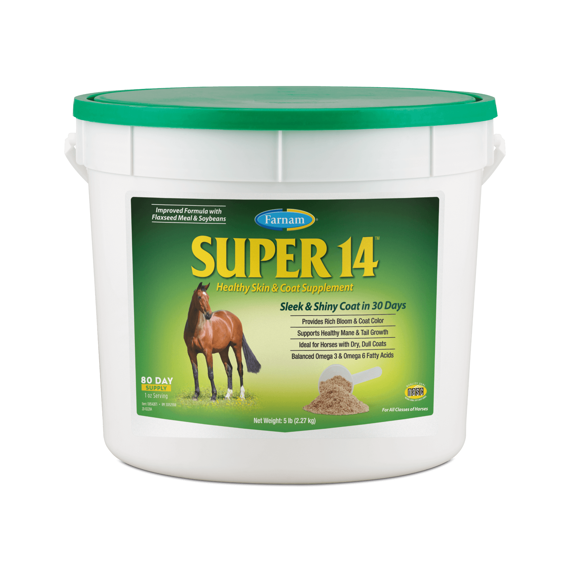 Super 14 Healthy Skin and Coat Supplement for Horses | Farnam